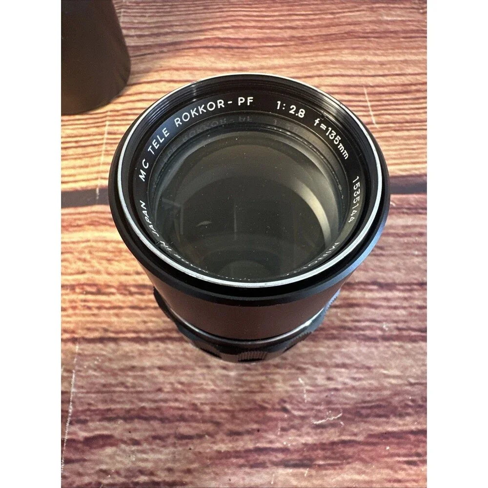 Minolta MC Rokkor-PF 135mm f/2.8 Lens - WORKING